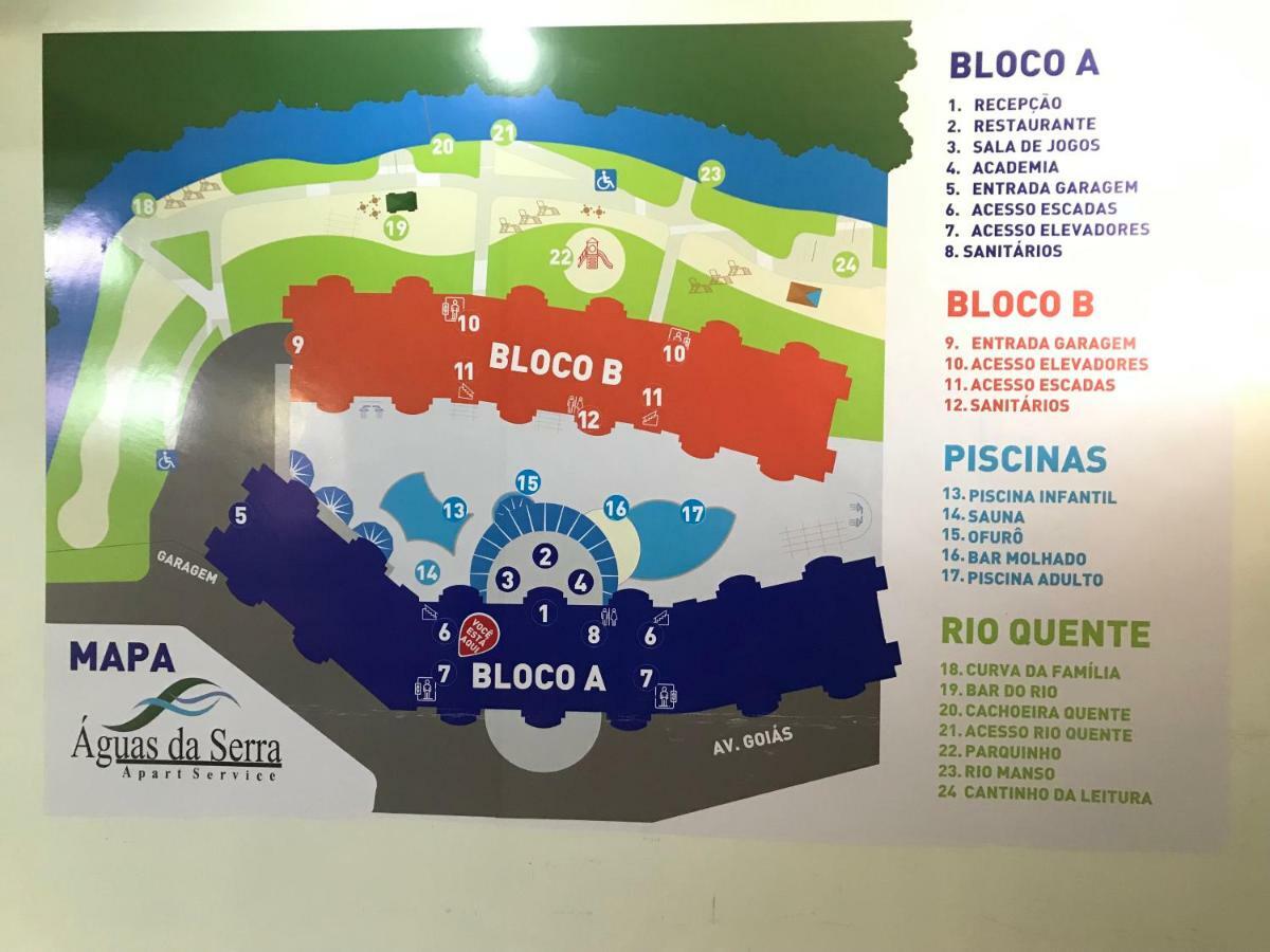 公寓 No Aguas Da Serra Rio Quente